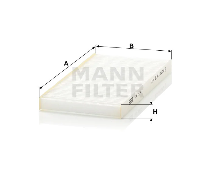Mann-Filter - CU 2214-2 - Cabin air filter element