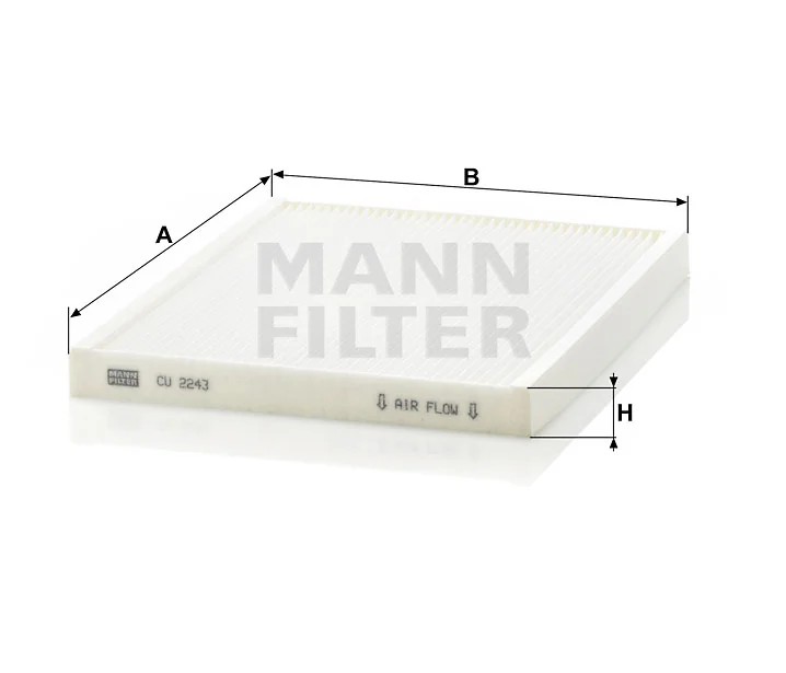 Mann-Filter - CU 2243 - Cabin air filter element
