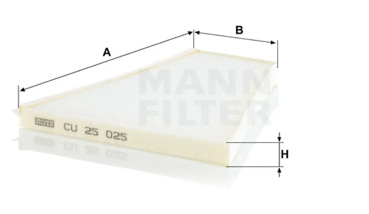Mann-Filter - CU 25 025 - Cabin air filter element