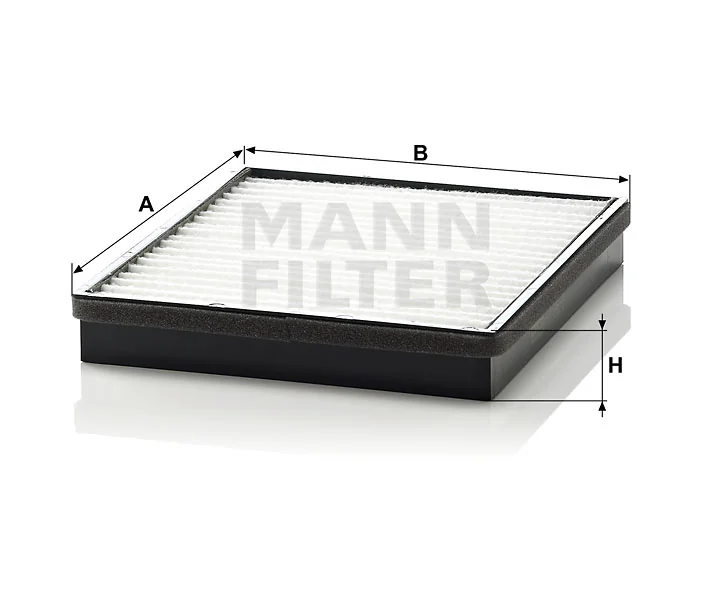 Mann-Filter - CU 2520 - Cabin air filter element