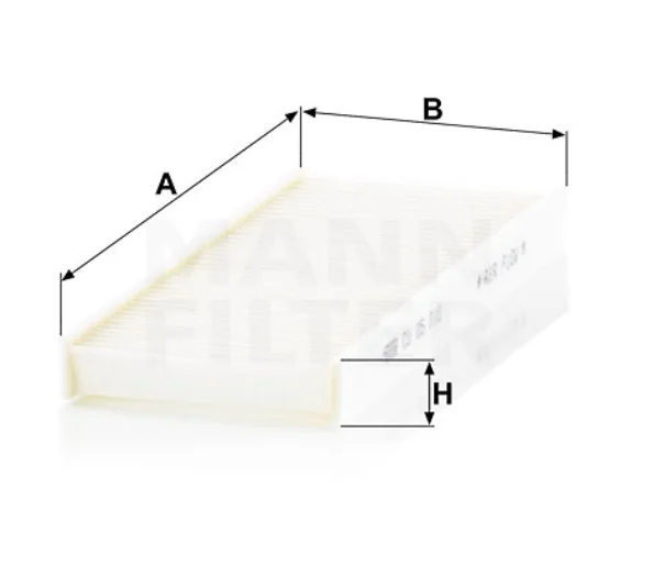 Mann-Filter - CU 2542-2 - Cabin air filter element