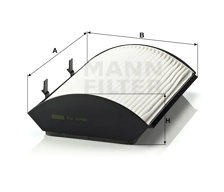 Mann-Filter - CU 2750 - Cabin air filter element