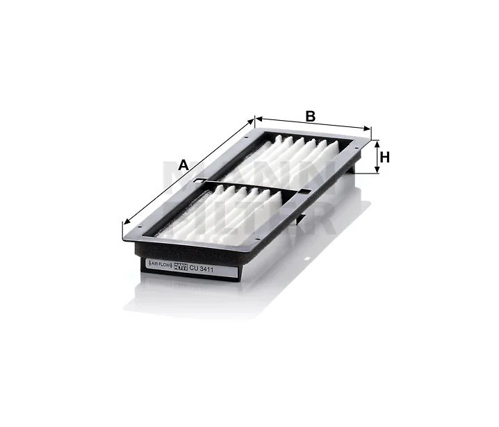 Mann-Filter - CU 3411 - Cabin air filter element