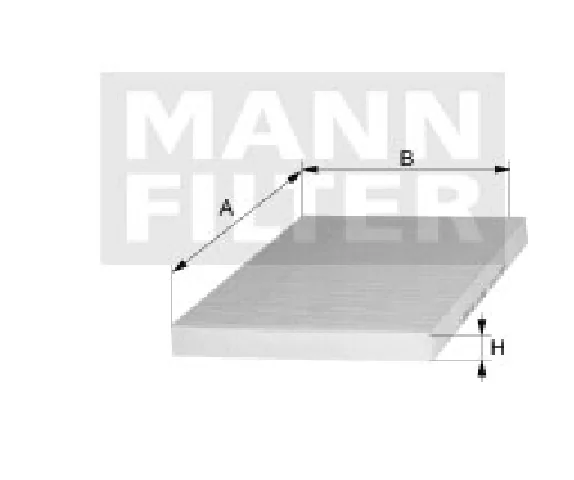 Mann-Filter - CUK 23 014-2 - Cabin air filter (activated carbon)