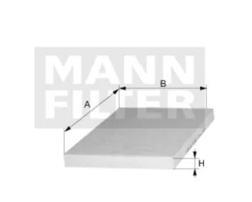 Mann-Filter - CUK 23 019/1 - Cabin air filter (activated carbon)