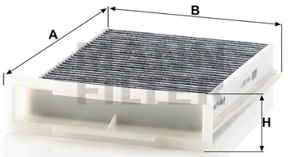 Mann-Filter - CUK 2317 - Cabin air filter (activated carbon)