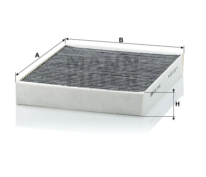 Mann-Filter - CUK 2442 - Cabin air filter (activated carbon)