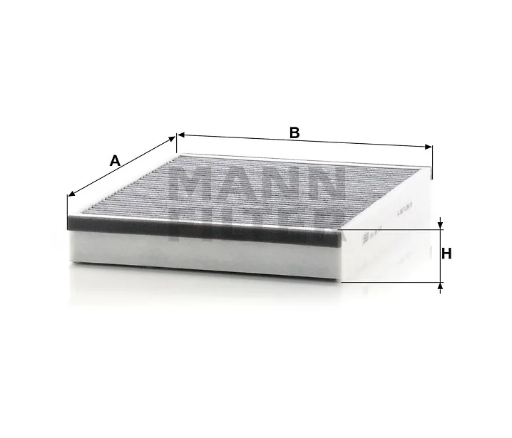 Mann-Filter - CUK 25 007 - Cabin air filter (activated carbon)