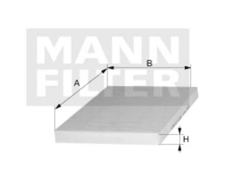 Mann-Filter - CUK 25 044 - Cabin air filter (activated carbon)