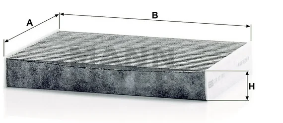 Mann-Filter - CUK 27 009 - Cabin air filter (activated carbon)