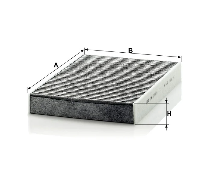 Mann-Filter - CUK 2743 - Cabin air filter (activated carbon)