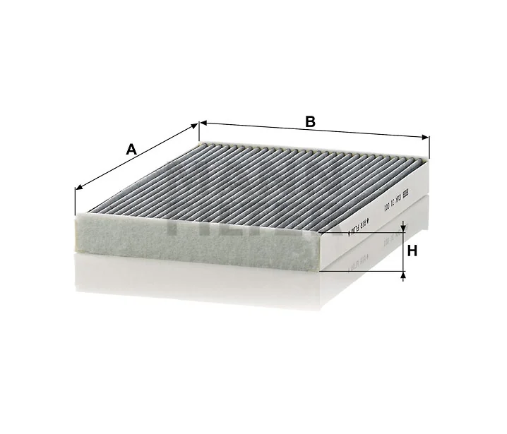 Mann-Filter - CUK 31 001 - Cabin air filter (activated carbon)