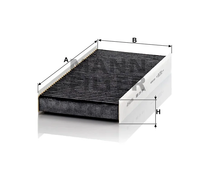 Mann-Filter - CUK 3847 - Cabin air filter (activated carbon)
