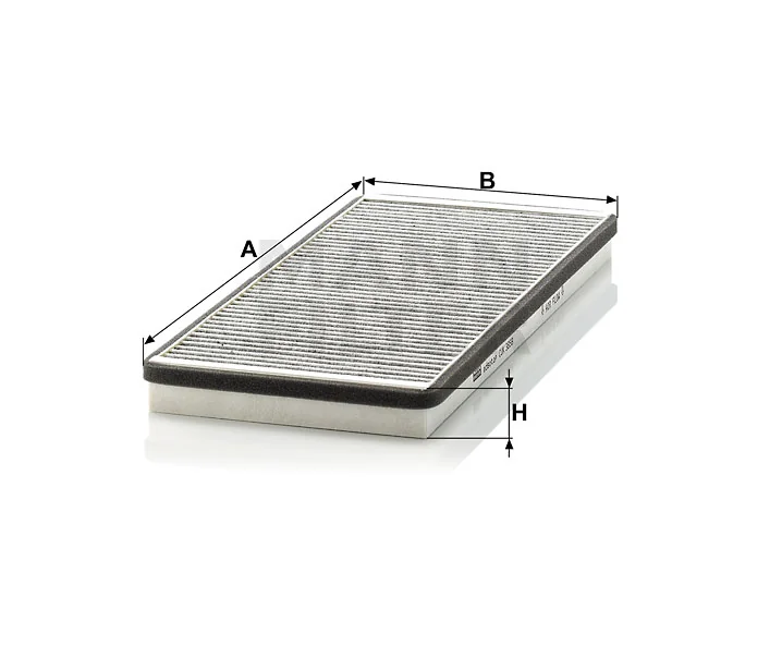 Mann-Filter - CUK 3858 - Cabin air filter (activated carbon)