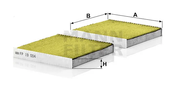 Mann-Filter - FP 19 004 - Cabin air filter element (freciousplus)