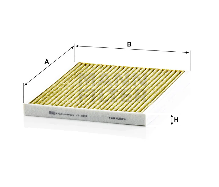 Mann-Filter - FP 2243 - Cabin air filter element (freciousplus)