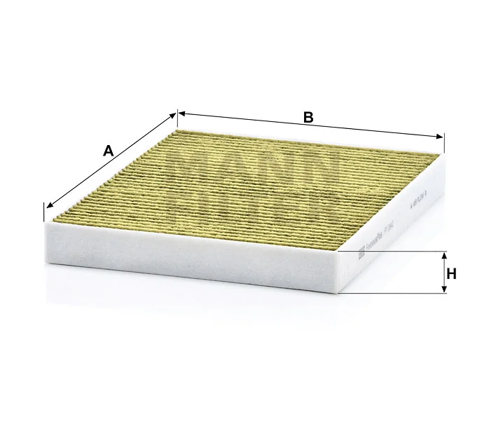 Mann-Filter - FP 2842 - Cabin air filter element (freciousplus)