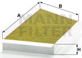 Mann-Filter - FP 3448 - Cabin air filter element (freciousplus)