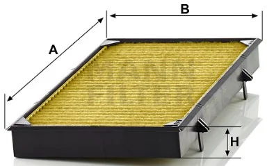 Mann-Filter - FP 3454 - Cabin air filter element (freciousplus)