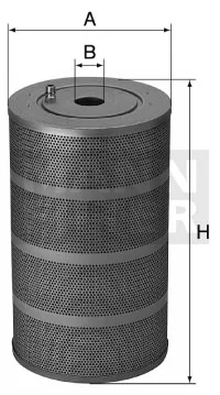Mann-Filter - H 31 1080/14 - Oil filter element