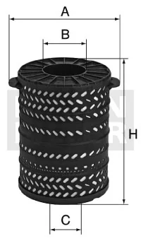 Mann-Filter - H 34 1790/2 - Liquid filter