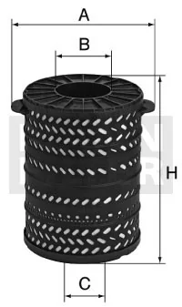 Mann-Filter - H 34 1790 - Liquid filter