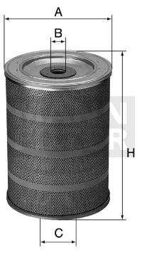 Mann-Filter - H 34 2280/14 KIT - Liquid filter element