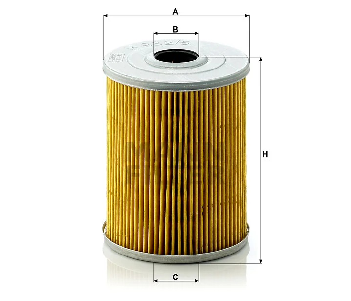 Mann-Filter - H 932/5 x - Liquid filter cartridge