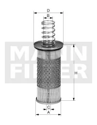 Mann-Filter - HD 1053 x - Hydraulic filter element