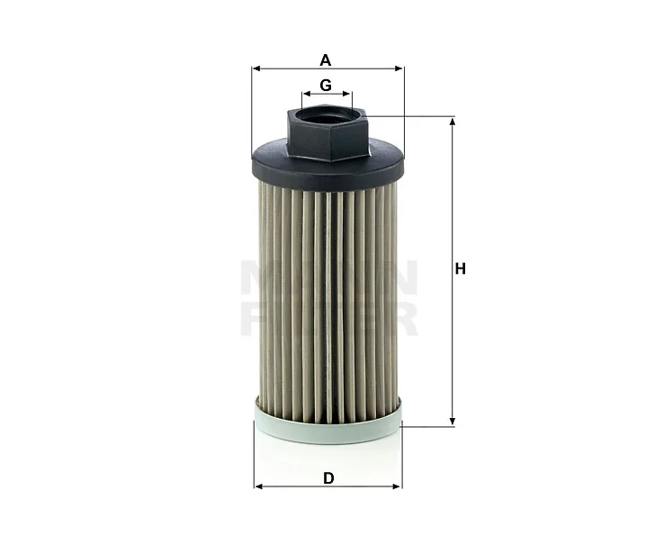 Mann-Filter - HD 504 - Oil filter (hydraulic / element)