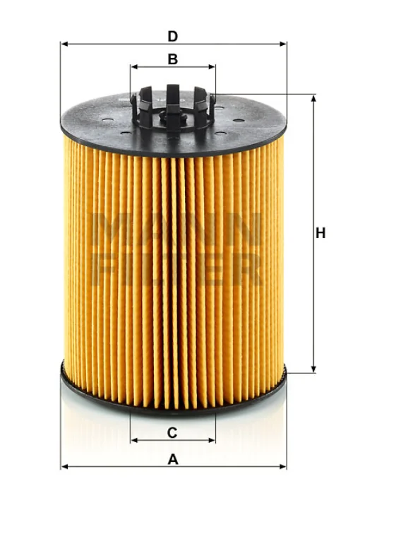 Mann-Filter - HU 12 015 x - Oil filter element (metal-free)