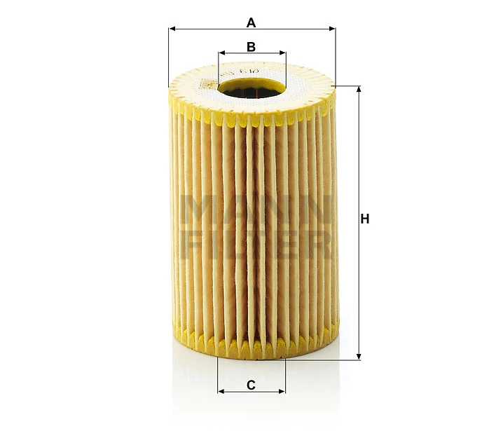 Mann-Filter - HU 610 x - Oil filter element (metal-free)