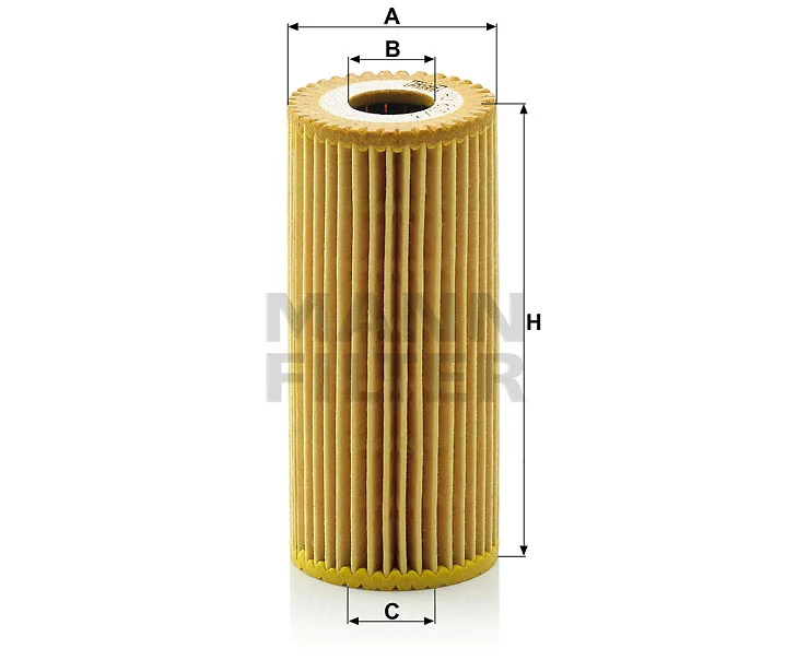 Mann-Filter - HU 615/3 x - Oil filter element (metal-free)
