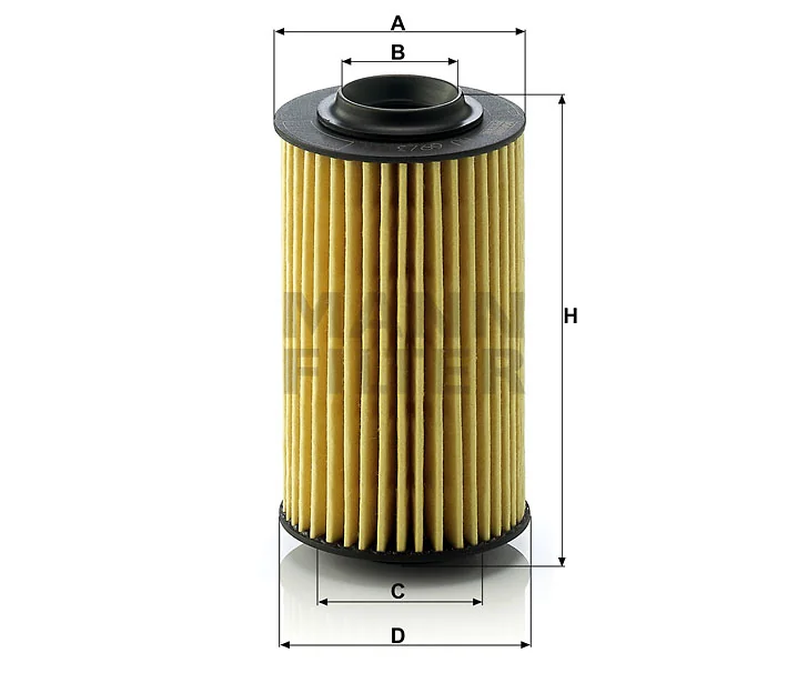 Mann-Filter - HU 69/3 x - Liquid filter