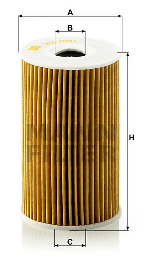 Mann-Filter - HU 7001 x - Liquid filter