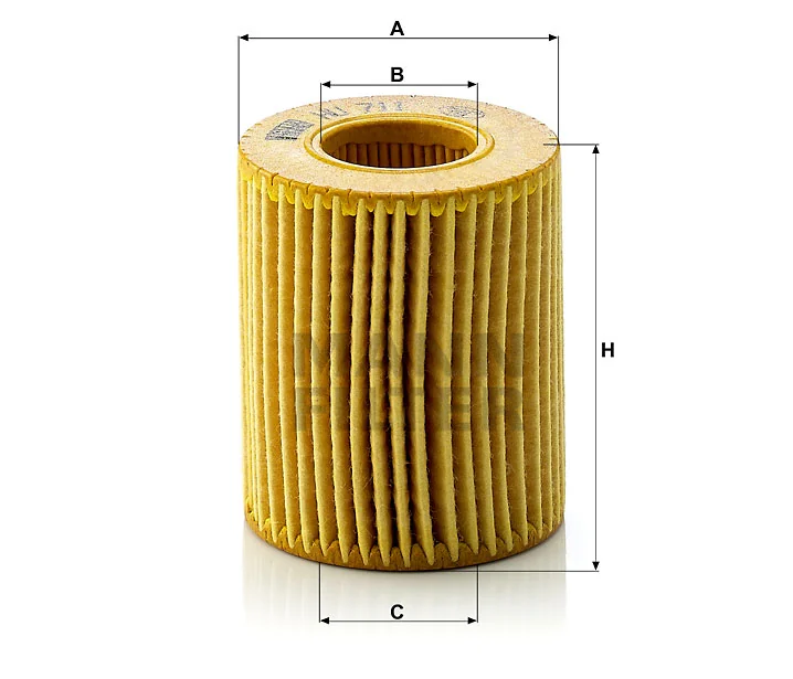 Mann-Filter - HU 711 x - Oil filter element