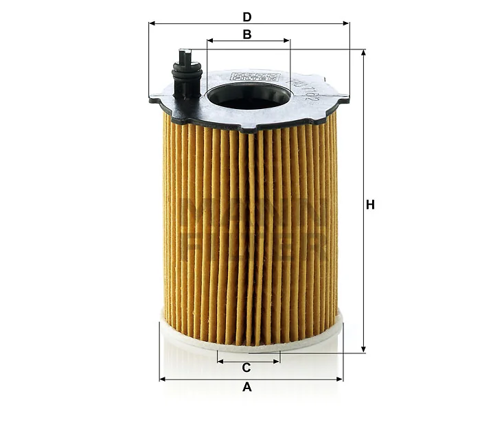 Mann-Filter - HU 716/2 x - Liquid filter