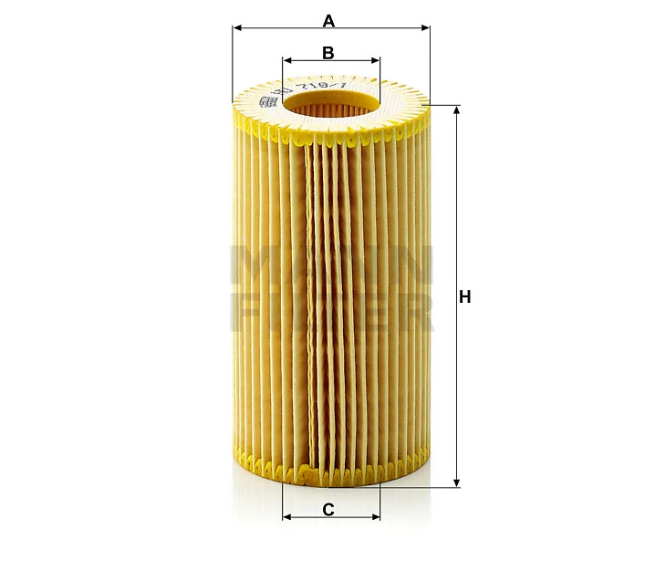 Mann-Filter - HU 718/1 z - Liquid filter