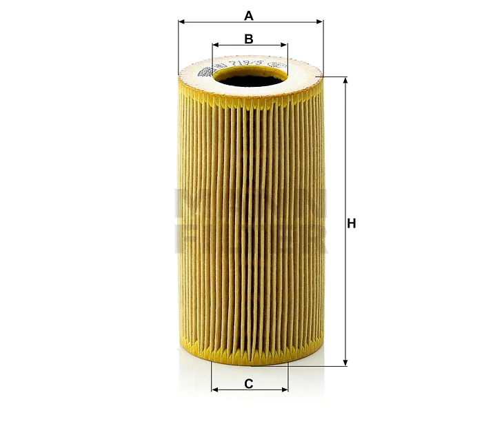 Mann-Filter - HU 719/5 x - Liquid filter
