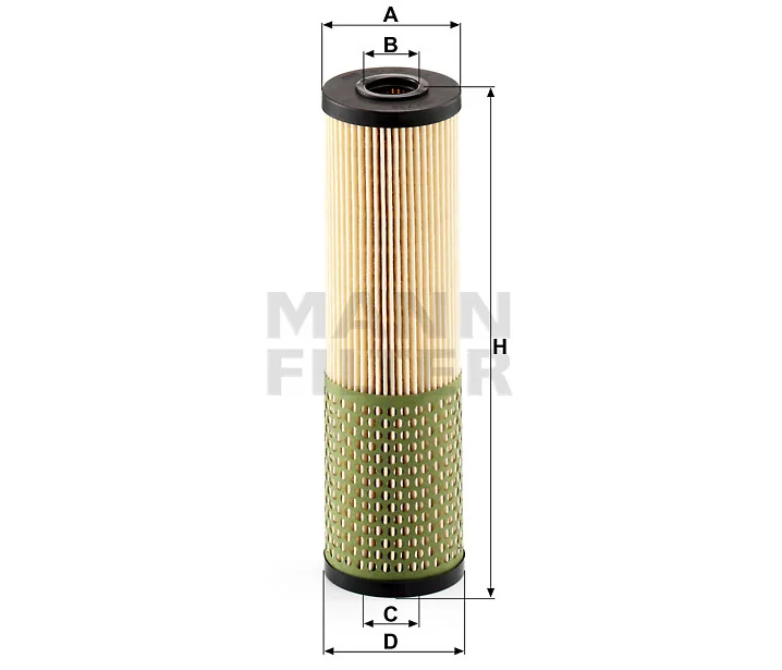 Mann-Filter - HU 736 x - Oil filter element (metal-free)