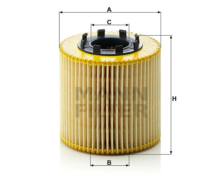 Mann-Filter - HU 923 x - Oil filter element (metal-free)