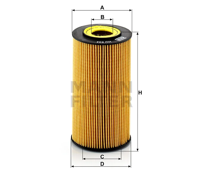 Mann-Filter - HU 934 x - Liquid filter