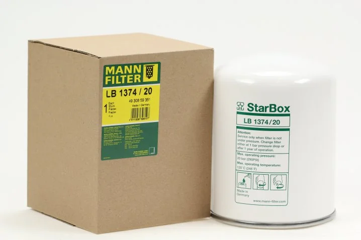 Mann-Filter - LB 1374/20 - Air/oil separator spin-on (starbox)