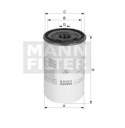 Mann-Filter - LB 1374/29 - Air/oil separator spin-on