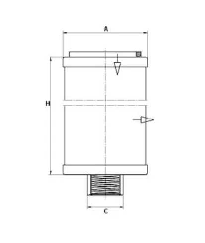 Mann-Filter - LE 11 003 - Air/oil separator element (vacuum)