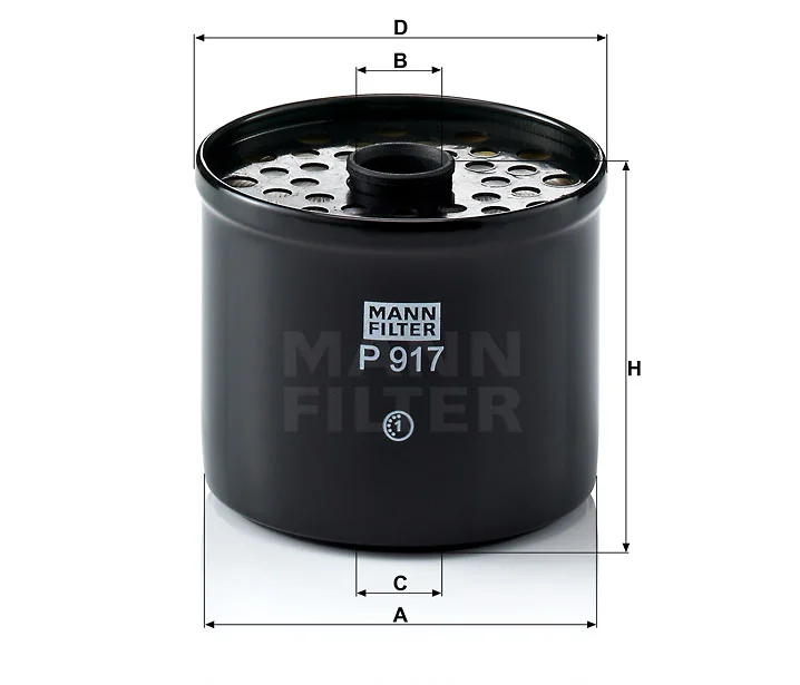 Mann-Filter - P 917 x - Fuel filter (element)