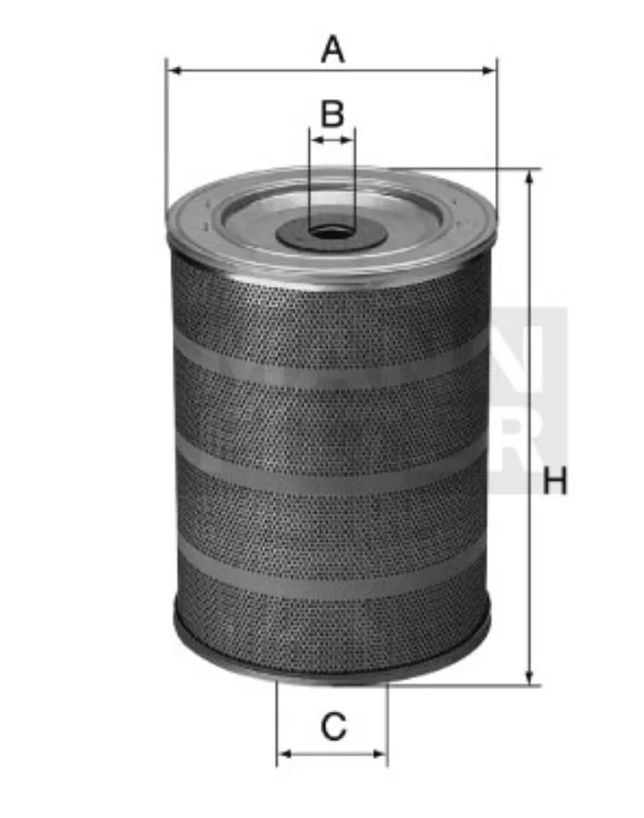 Mann-Filter - PF 34 1380/14 - Oil filter element