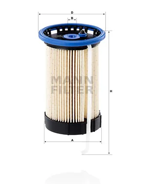 Mann-Filter - PU 10 010 z - Fuel filter element (metal-free)