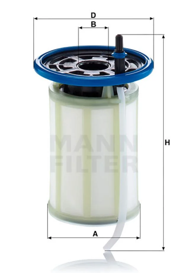 Mann-Filter - PU 7018 - Fuel filter element (metal-free)
