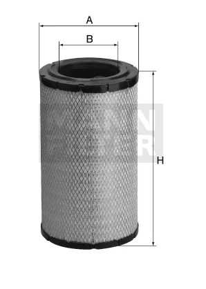 Mann-Filter - SP 3022-2 - Air filter (element-servicekit)